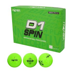 HONMA D1 本間ゴルフ SPIN 1ダース 12球入り ゴルフボール GOLF 2