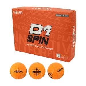 HONMA D1 本間ゴルフ SPIN 1ダース 12球入り ゴルフボール GOLF 2