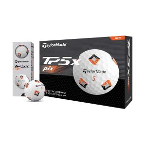 テーラーメイド（TaylorMade） TP5x PIX ボール ホワイト 1ダース 2024｜nikigolf