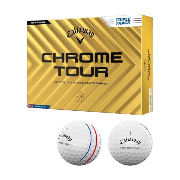 キャロウェイ（Callaway） CHROME TOUR トリプル・トラック ボール ホワイト 1ダ...