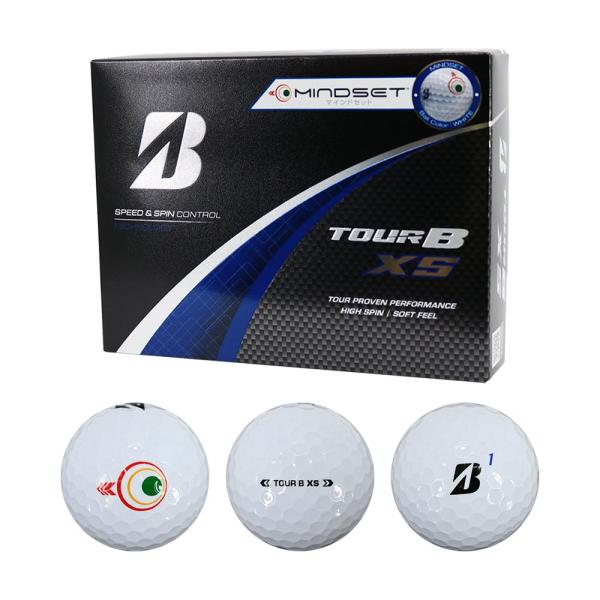 ブリヂストン（BRIDGESTONE_GOLF） TOUR B XS マインドセット ボール ホワイ...