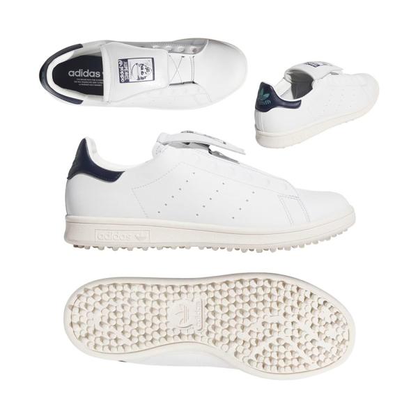 アディダス Adidas スタンスミス Boa スパイクレスシューズ JP5193 ホワイト/インデ...