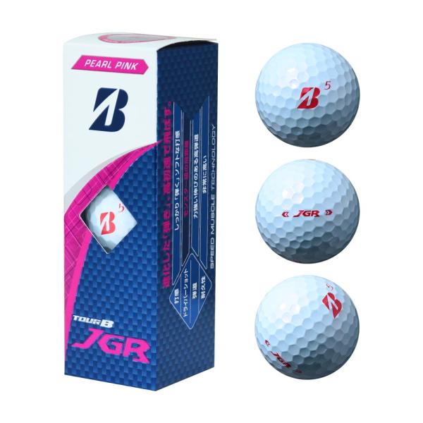 ブリヂストン BRIDGESTONE GOLF TOUR B JGR ボール ピンク 1スリーブ (...