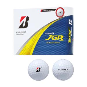 ブリヂストン BRIDGESTONE GOLF TOUR B JGR (コーポレートカラー) ボール ホワイト 1ダース J5CX 2025