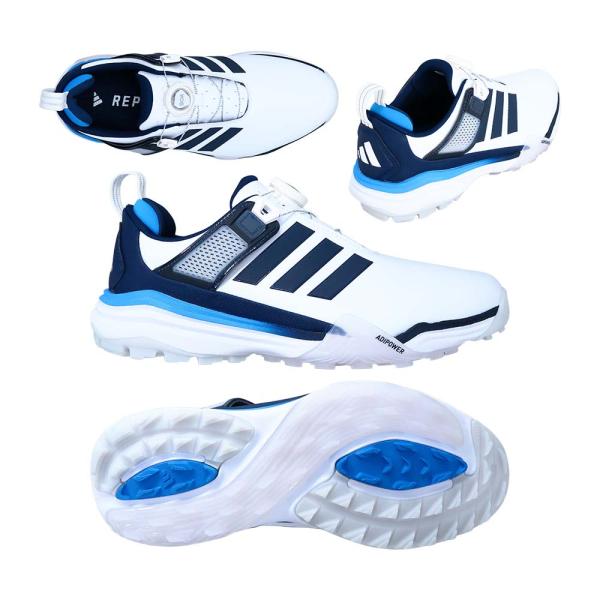 アディダス Adidas アディパワー 26 Boa スパイクレスシューズ JS4139 ホワイト/...