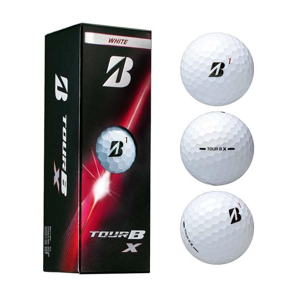 ブリヂストン BRIDGESTONE GOLF TOUR B X ボール ホワイト 1スリーブ(3個...