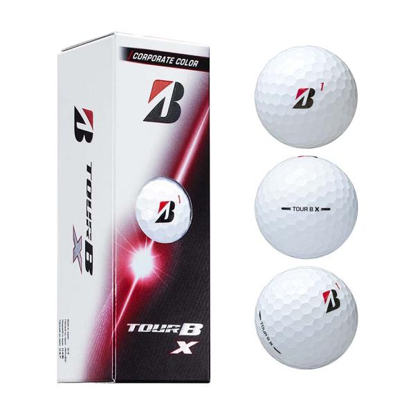 ブリヂストン BRIDGESTONE GOLF TOUR B X ボール ホワイト（コーポレートカラ...