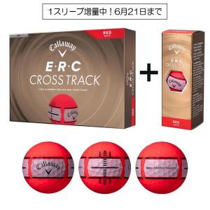 キャロウェイ Callaway E・R・C クロストラック ボール レッドマット 1ダース 2026 『特別増量セット15個入り』