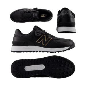 ニューバランス New Balance スパイクレスシューズ 574 v4 BOA U574B (44R)BK 2026