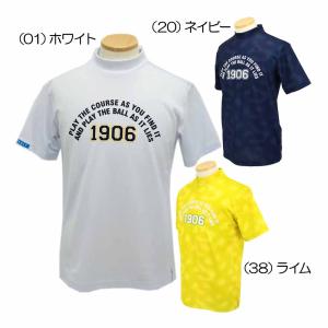 エヌシーエーエーゴルフ（NCAA_GOLF） 半袖ハイネックシャツ NG1013 メンズゴルフウェア 2023春夏｜nikigolf