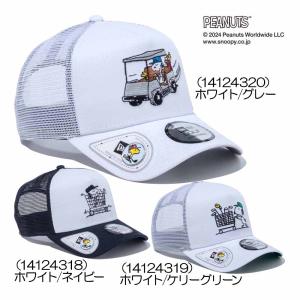 ニューエラ（New_Era） 9FORTY A-Frame トラッカー On Par PEANUTS ピーナッツ ゴルフキャップ 2024春夏 『ユニセックス』｜nikigolf