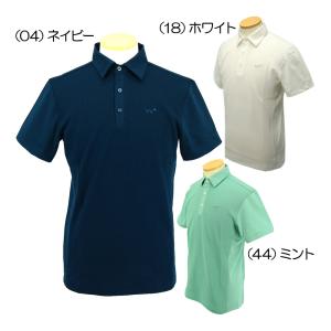 エドウィン（EDWIN_GOLF） ミニワッフルポロ半袖Tシャツ EDG534 メンズゴルフウェア 2024春夏｜nikigolf