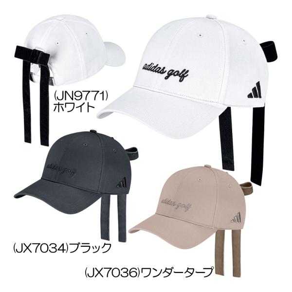 アディダス（Adidas） ベロアリボンキャップ KQE24 レディースキャップ 25 秋冬モデル