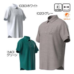 PING（ピン） （メンズ）ゴルフウェア チケット柄ジャガード 半袖