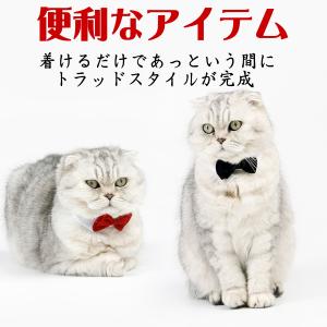 犬 チョーカー リボン 蝶ネクタイ パーティー...の詳細画像2