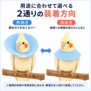 鳥 小動物 エリザベスカラー ソフト 軽量 E...の詳細画像5