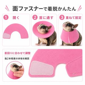 小動物用 エリザベスカラー ソフト ハムスター...の詳細画像3