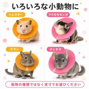 小動物用 エリザベスカラー ソフト ハムスター...の詳細画像5