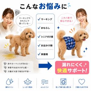 新商品 マナーベルト 犬 オス用 吸水パッド付...の詳細画像1