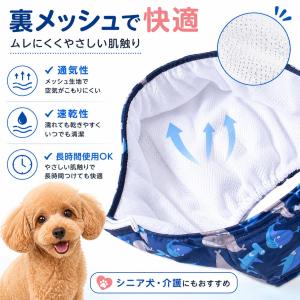 新商品 マナーベルト 犬 オス用 吸水パッド付...の詳細画像3