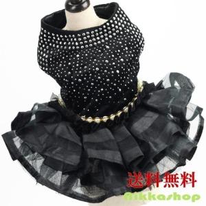 犬 服 ドレス 春夏 犬服 犬の服 ウェディングドレス ブラック パーティードレス ワンピース 上品 結婚式 お祝い 記念パーティー 制服