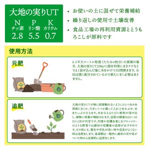 肥料 有機肥料 消石灰入り 20kg 大地の実...の詳細画像4