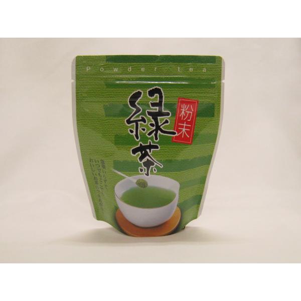 粉末緑茶「国産」特選品　80ｇ入り（チャック付スタンドパック） お茶 日本茶 カテキン  まかない茶...