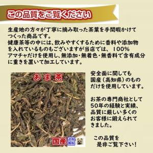 お茶 あま茶 国産 茶葉(新鮮真空パック25g...の詳細画像5