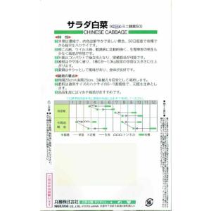 丸種 ハクサイ サラダ白菜 ミニ頼黄50 0.4mlの詳細画像1