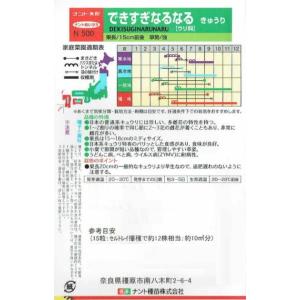 ナント種苗 キュウリ できすぎなるなる 約14粒の詳細画像1