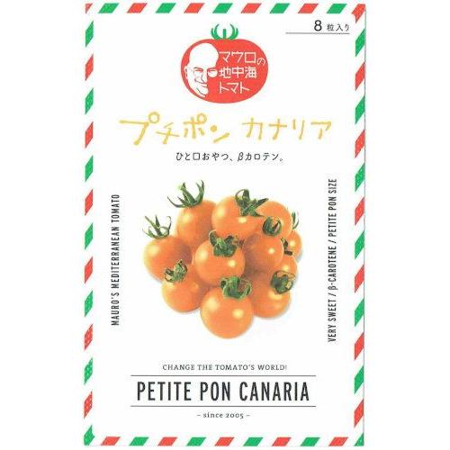 サナテックシード　マウロの地中海トマト　プチポンカナリアのタネ [内容量：約8粒]