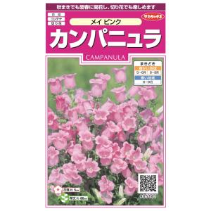 サカタのタネ カンパニュラ メイピンクのタネ[内容量：0.05ml]｜nikkoseed2012