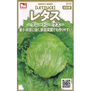 日光種苗　レタス　グレートレークスのタネ　[内容量：3ml]【2112】