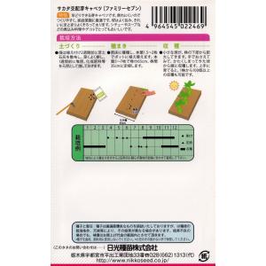 日光種苗 サカタ交配 芽キャベツ ファミリーセ...の詳細画像1