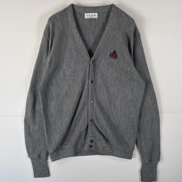 古着 80's/80年代 ヴィンテージ アイゾッド IZOD USA製 カーディガン アクリルニット...