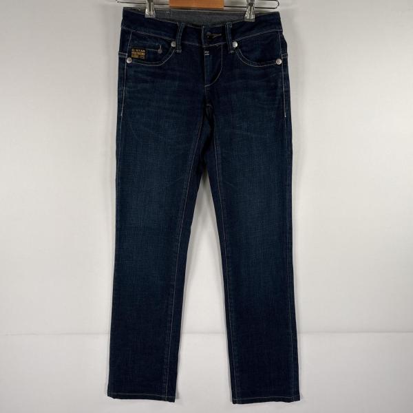 古着 ジースターロゥ G-STAR RAW デニムパンツ スキニー ジーパン ストレッチ ヒゲ 色落...