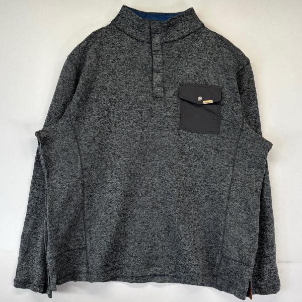 古着 ウールリッチ WOOLRICH ニット 大きいサイズ ベターセータータイプ ハーフスナップ 胸...