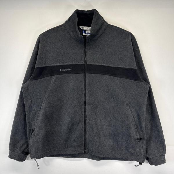 古着 コロンビア Columbia フリースジャケット 大きいサイズ フルジップ ワンポイントロゴ刺...