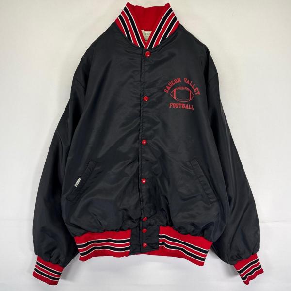 古着 70's/70年代 ヴィンテージ  NEFF USA製 スタジャン ブルゾン ナイロンスタジャ...