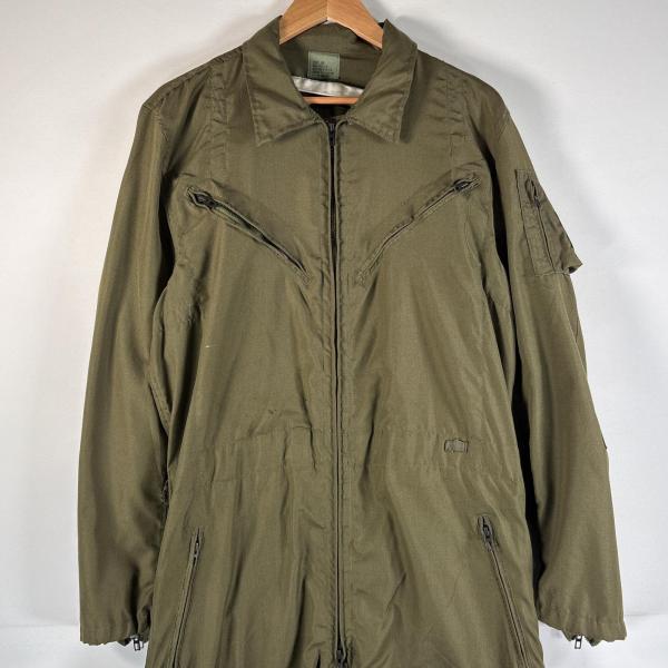 古着 80's/80年代 ヴィンテージ ミリタリー  長袖つなぎ オールインワン ワーク 作業着 米...