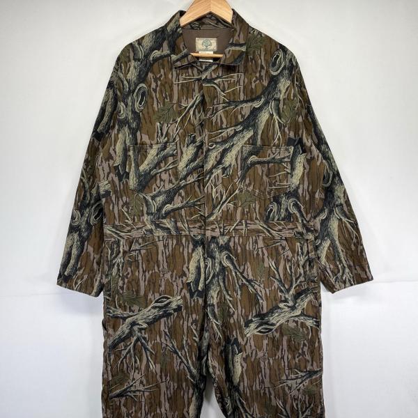 古着 80's/80年代 ヴィンテージ  MOSSY OAK USA製 長袖つなぎ リアルツリーカモ...