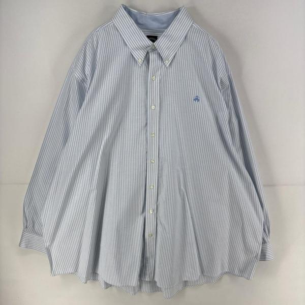 古着 ブルックスブラザーズ Brooks Brothers 長袖シャツ ボタンダウン 大きいサイズ ...
