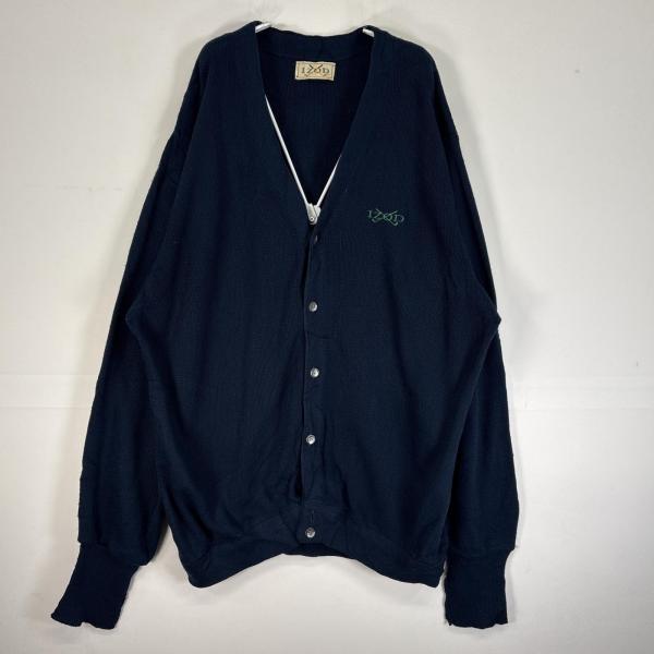 古着 70's〜80's/70年代〜80年代 ヴィンテージ アイゾッド IZOD カーディガン ロゴ...