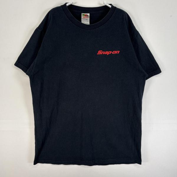 古着 スナップオン SnapOn 半袖Tシャツ 企業 工具 モーターカルチャー バイク 両面 プリン...
