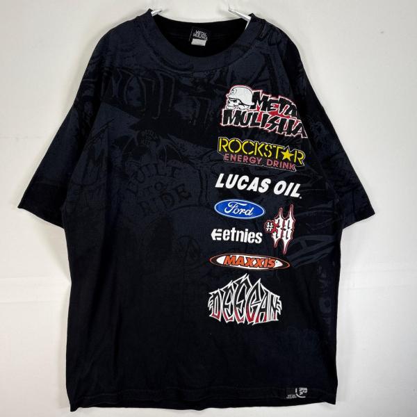 古着  METAL MULISHA 半袖Tシャツ 肉厚 大きいサイズ モーターカルチャー 車 スカル...