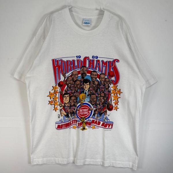 古着 80's/80年代 ヴィンテージ  SALEM 半袖Tシャツ NBA デトロイト ピストンズ ...