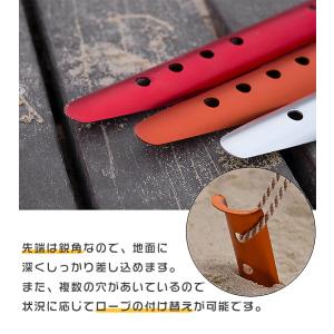ペグ 12本セット サンドペグ スノーペグ U...の詳細画像3