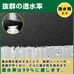超高耐久 防草シート 1mx50m 固定ピン付...の詳細画像3