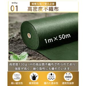 超高耐久 防草シート 1mx50m 高密度13...の詳細画像1