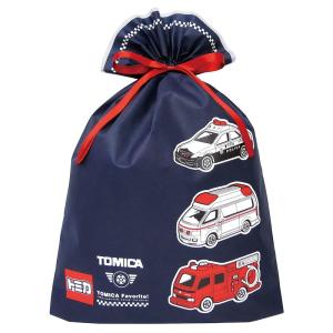 インディゴ タカラトミー トミカ ラッピング袋 ギフトバッグLL ネイビー TA654